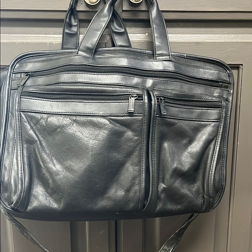 Men's Black Leather Bag